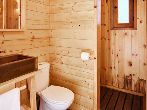 Tente en toile et en bois 4 personnes - Tente Tamaral - 16m²