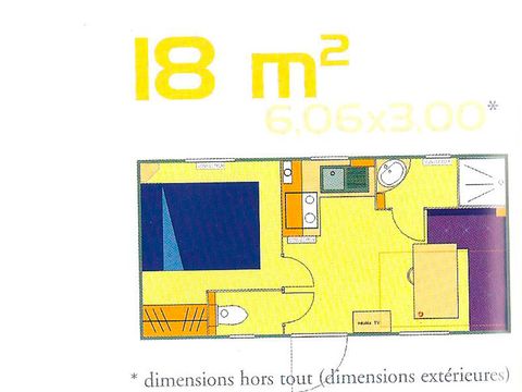 MOBILHOME 2 personnes - MAIA - 1 chambre