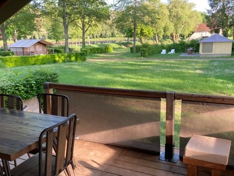 TENTE TOILE ET BOIS 5 personnes - Lodge en bois KENYA - 2 chambres