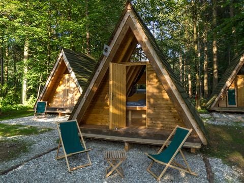 Hébergement 3 personnes - Glamping Hut Forest Bed