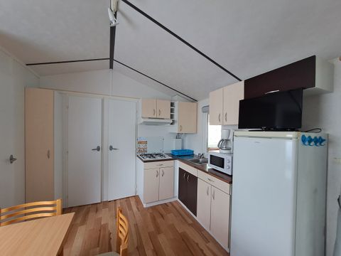 MOBILHOME 6 personnes - CONFORT - 32m² - 3 chambres + terrasse