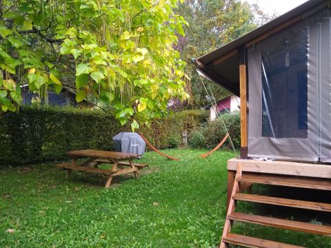 TENTE TOILE ET BOIS 5 personnes - Lodge KENYA 46m² 