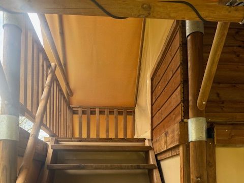 TENTE TOILE ET BOIS 3 personnes - LODGE LA BOHEME
