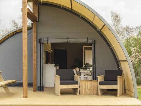 LODGE 4 personnes - mobile home/chalet Panorama Lodge avec sanitaires privés