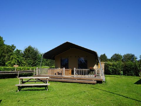 TENTE TOILE ET BOIS 6 personnes - Tente safari 6