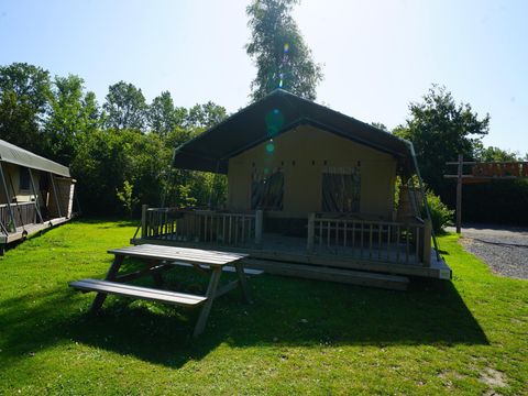 TENTE TOILE ET BOIS 6 personnes - Tente safari 6