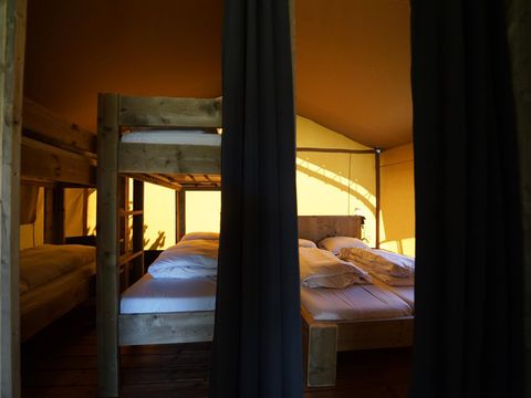 TENTE TOILE ET BOIS 6 personnes - Tente safari 6