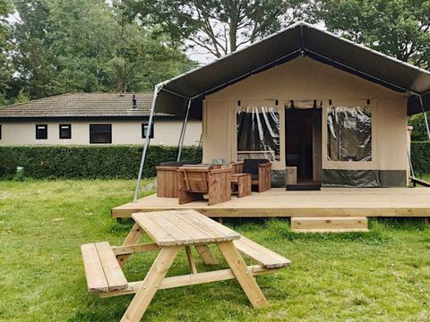 TENTE TOILE ET BOIS 6 personnes - Tente safari 6