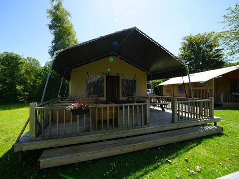 TENTE TOILE ET BOIS 6 personnes - Tente safari 6