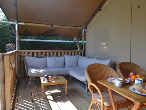 Tente en toile et en bois 4 personnes