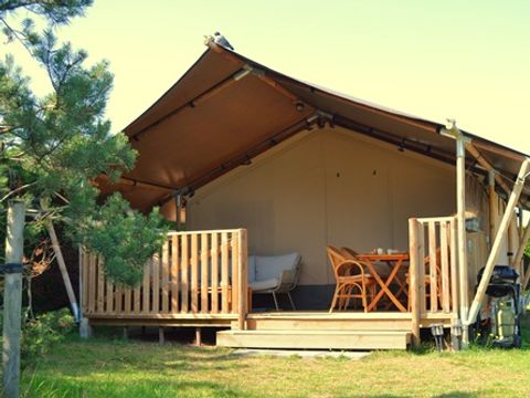 Tente en toile et en bois 4 personnes