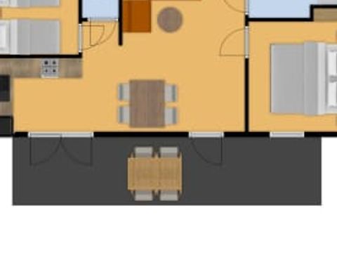 Mobilhome 4 personnes - Mobil home de Hommel