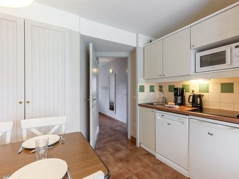 Studio 3 personnes - 1 alcôve - Terrasse ou balcon - Rez-de-jardin - Quartier de Hameau