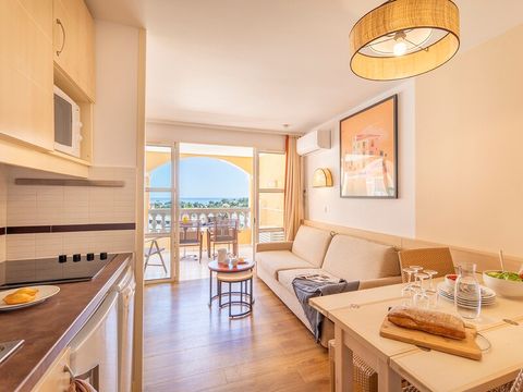 Studio 4 personnes - Studio - 1 alcôve - Terrasse - Vue mer - Climatisé - Rénové