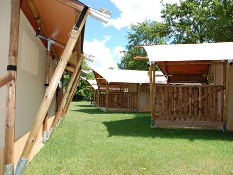 TENTE TOILE ET BOIS 5 personnes - tente Tente Safari