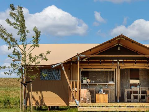Tente en toile et en bois 2 personnes - Lodgetent 2