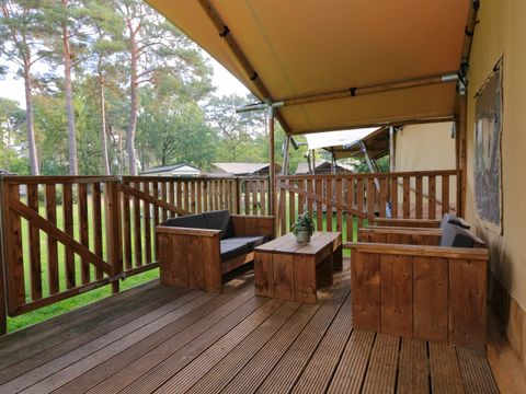 Tente en toile et en bois 2 personnes - Lodgetent 2