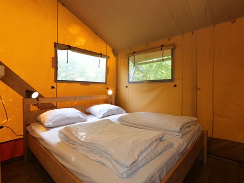 Tente en toile et en bois 6 personnes - Tente Glamping Luxe