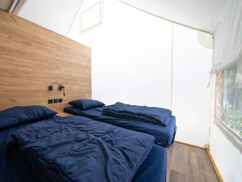 Tente en toile et en bois 6 personnes - Tente Glamping Luxe