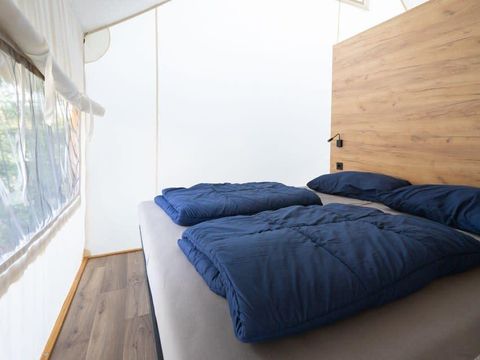 Tente en toile et en bois 6 personnes - Tente Glamping Luxe