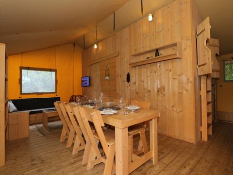 Tente en toile et en bois 6 personnes - Lodgetent