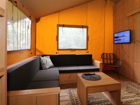 Tente en toile et en bois 6 personnes - Lodgetent