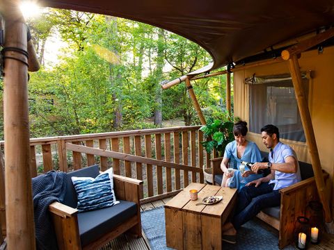 Tente en toile et en bois 6 personnes - Lodgetent