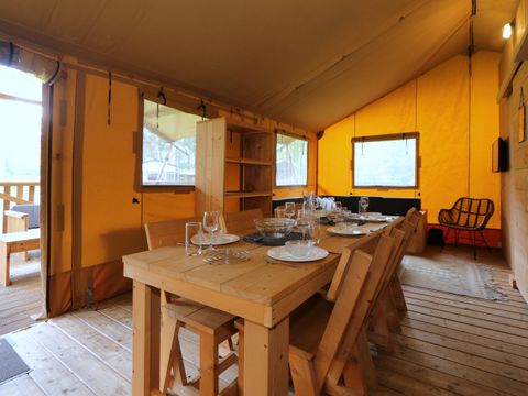 Tente en toile et en bois 6 personnes - Lodgetent