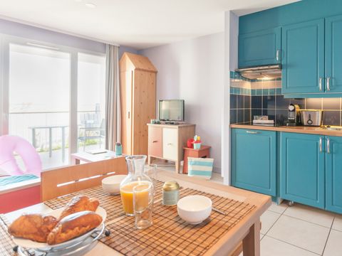 APPARTEMENT 3 personnes - 1 chambre - Terrasse ou balcon - Vue sur la mer