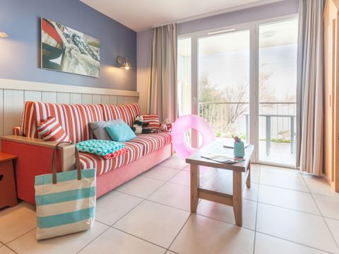 APPARTEMENT 3 personnes - 1 chambre - Terrasse ou balcon - Vue sur la mer