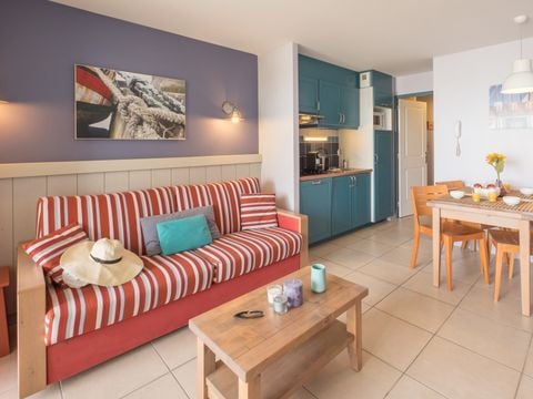 APPARTEMENT 4 personnes - 1 chambre - Terrasse ou balcon - Vue sur la mer