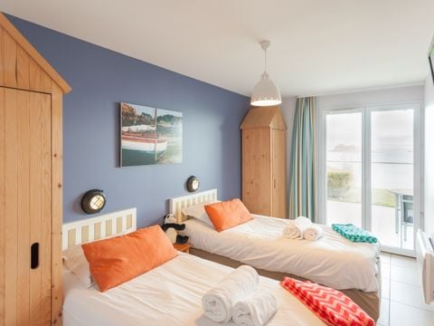 APPARTEMENT 4 personnes - 1 chambre - Terrasse ou balcon - Vue mer ouverte - Front de mer