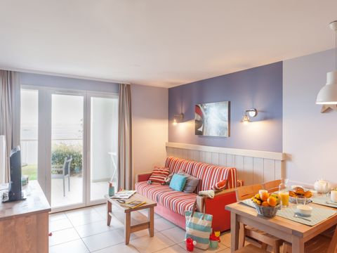 APPARTEMENT 4 personnes - 1 chambre - Terrasse ou balcon - Vue mer ouverte - Front de mer