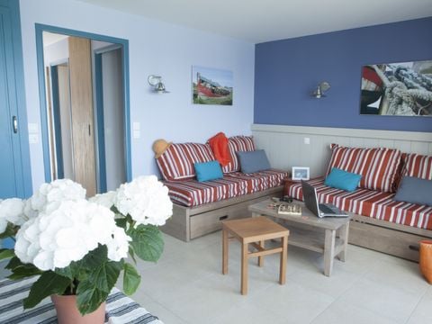 APPARTEMENT 6 personnes - 1 chambre + 1 alcôve - Terrasse ou balcon - Vue sur la mer