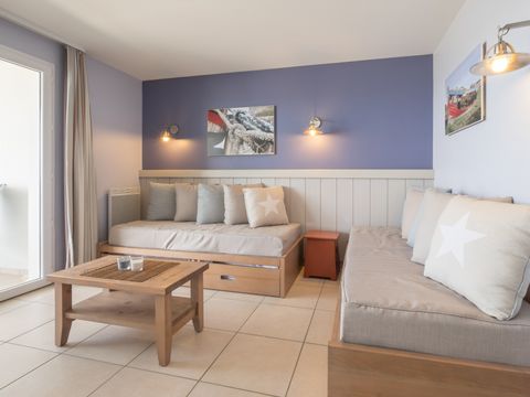 APPARTEMENT 6 personnes - 1 chambre + 1 alcôve - Terrasse ou balcon - Vue mer - Front de mer