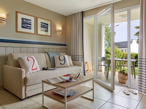 Appartement 4 personnes - 1 chambre - Terrasse ou balcon - Vue sur la mer