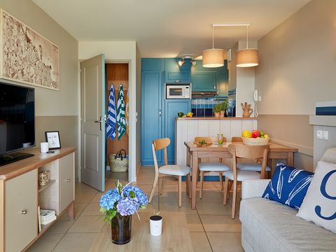 Appartement 4 personnes - 1 chambre - Terrasse ou balcon - Vue mer ouverte - Front de mer