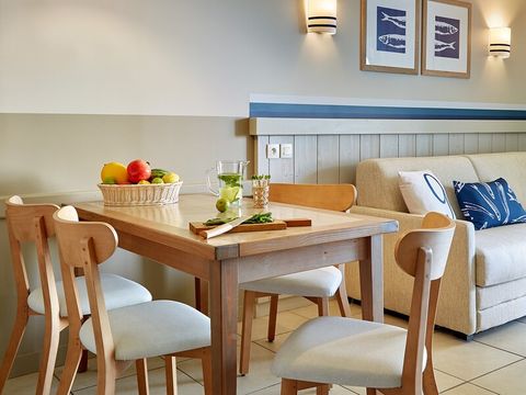 Appartement 4 personnes - 1 chambre - Terrasse ou balcon - Vue mer ouverte - Front de mer