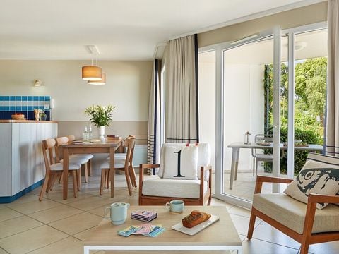 APPARTEMENT 6 personnes - 1 chambre + 1 alcôve - Terrasse ou balcon - Vue sur la mer