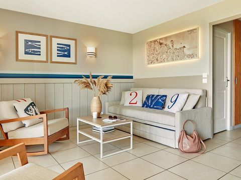 APPARTEMENT 6 personnes - 1 chambre + 1 alcôve - Terrasse ou balcon - Vue mer - Front de mer