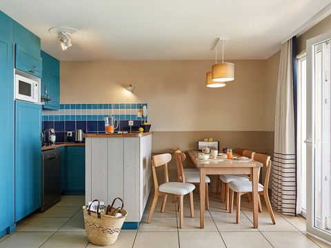 APPARTEMENT 6 personnes - 1 chambre + 1 alcôve - Terrasse ou balcon - Vue mer - Front de mer