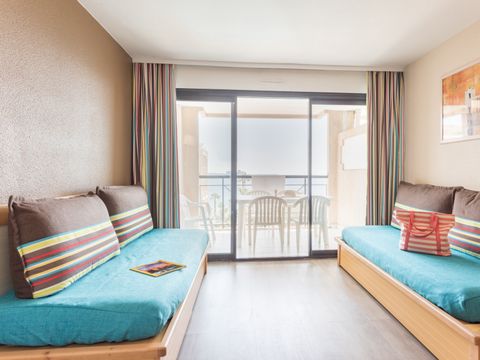 APPARTEMENT 7 personnes - 1 chambre + 1 coin nuit - Vue sur la mer - Terrasse ou balcon