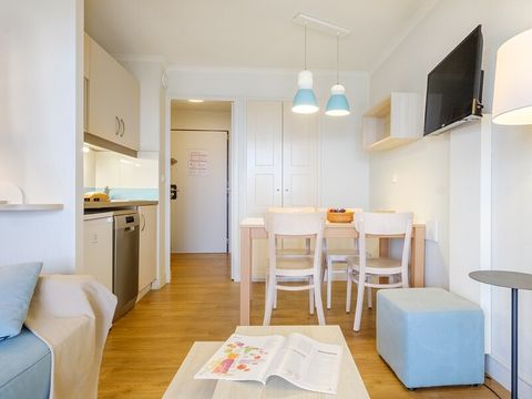 Studio 4 personnes - 1 coin nuit - Climatisation - Terrasse ou balcon - Vue mer