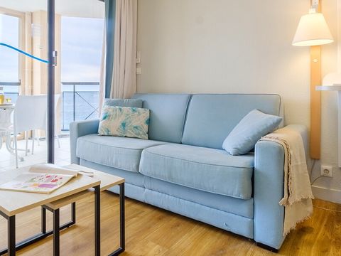 Studio 4 personnes - 1 coin nuit - Climatisation - Terrasse ou balcon - Vue mer