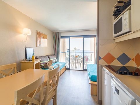 Studio 5 personnes - 1 coin nuit - Vue mer - Terrasse ou balcon