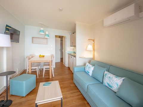 Appartement 4 personnes - 1 chambre - Vue sur la mer - Climatisation - Terrasse ou balcon