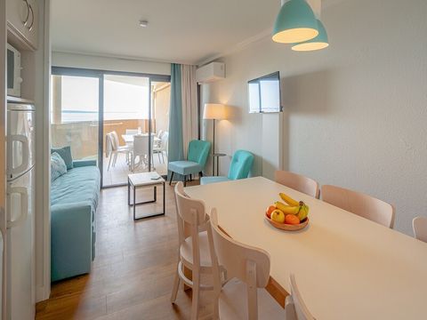 Appartement 6 personnes - 1 chambre + 1 coin nuit - Vue mer - Climatisation - Terrasse ou balcon