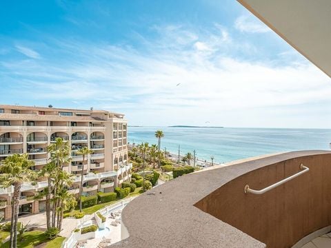 Appartement 6 personnes - 1 chambre + 1 coin nuit - Vue mer - Climatisation - Terrasse ou balcon