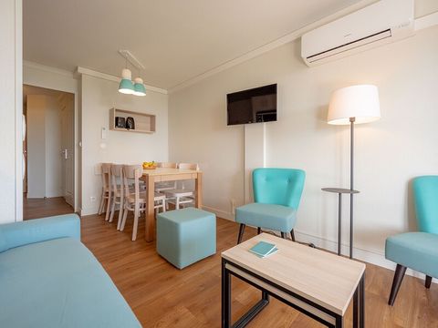 Appartement 6 personnes - 1 chambre + 1 coin nuit - Climatisation - Terrasse ou balcon