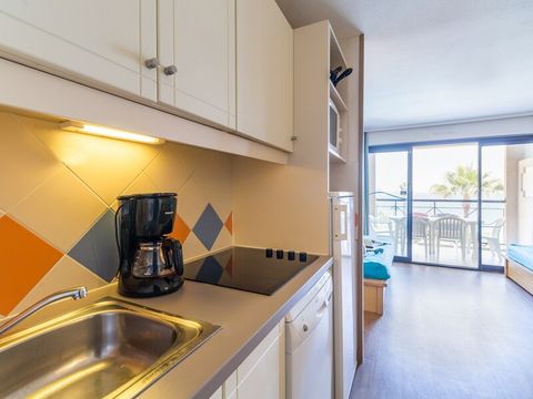 Appartement 7 personnes - 1 chambre + 1 coin nuit - Vue sur la mer - Terrasse ou balcon